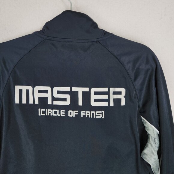 Ferrari Jacket Mens XL Navy Blue Full Zip Master Circle Of Fans Athletic Track - Picture 14 of 14
